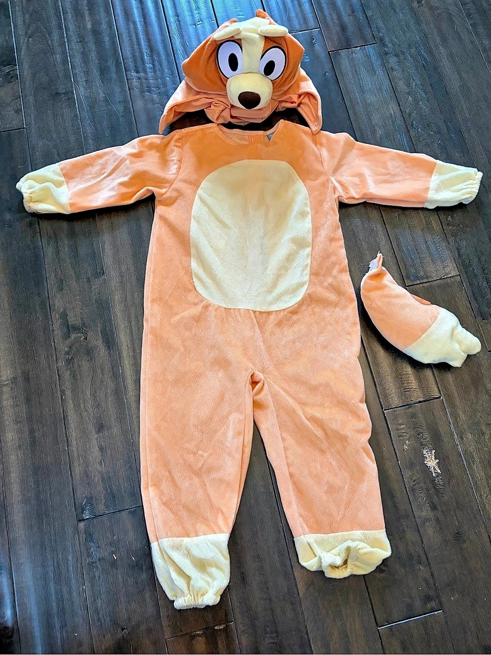 Bluey costume Orange & Cream Size 3T/4T